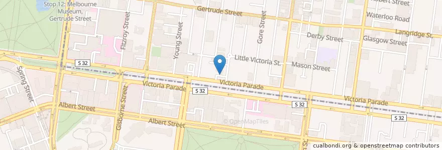 Mapa de ubicacion de Liberty en Australië, Victoria.