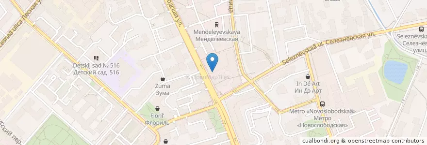Mapa de ubicacion de Макдоналдс en Russia, Distretto Federale Centrale, Москва, Центральный Административный Округ, Тверской Район.