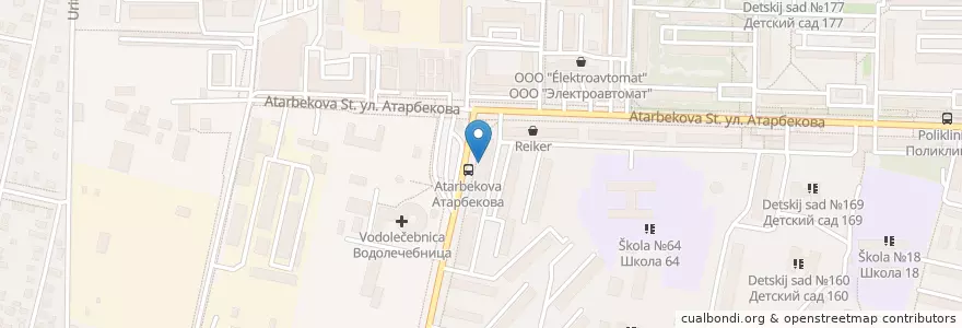 Mapa de ubicacion de Best City en روسيا, منطقة فيدرالية جنوبية, منطقة كراسنودار, Городской Округ Краснодар.