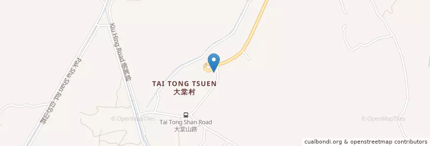 Mapa de ubicacion de 大棠村公廁 Tai Tong Tsuen Public Toilet en 中国, 香港, 広東省, 新界, 元朗區 Yuen Long District.