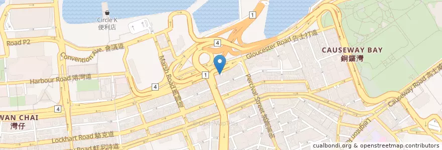 Mapa de ubicacion de Elizabeth House en 中国, 广东省, 香港 Hong Kong, 香港島 Hong Kong Island, 新界 New Territories, 灣仔區 Wan Chai District.