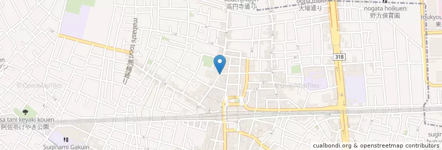 Mapa de ubicacion de うな忠 en Japão, Tóquio, 杉並区.