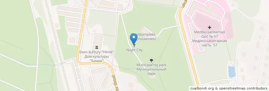 Mapa de ubicacion de Night City en Rússia, Distrito Federal Central, Тверская Область, Конаковский Район, Городское Поселение Редкино.