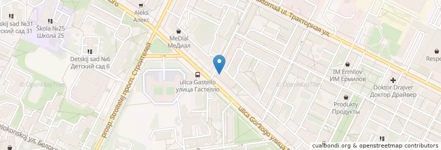 Mapa de ubicacion de ИП Метряков en Rússia, Distrito Federal Central, Владимирская Область, Городской Округ Владимир.