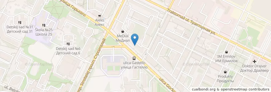 Mapa de ubicacion de Любимая аптека en Rusia, Distrito Federal Central, Óblast De Vladímir, Городской Округ Владимир.