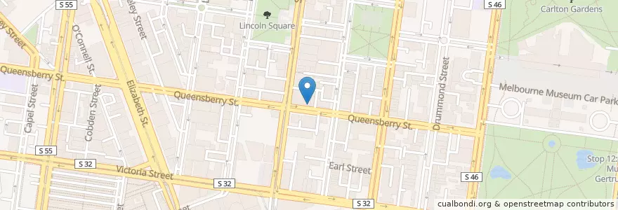 Mapa de ubicacion de Chinese Church of Christ en استرالیا, Victoria, City Of Melbourne.