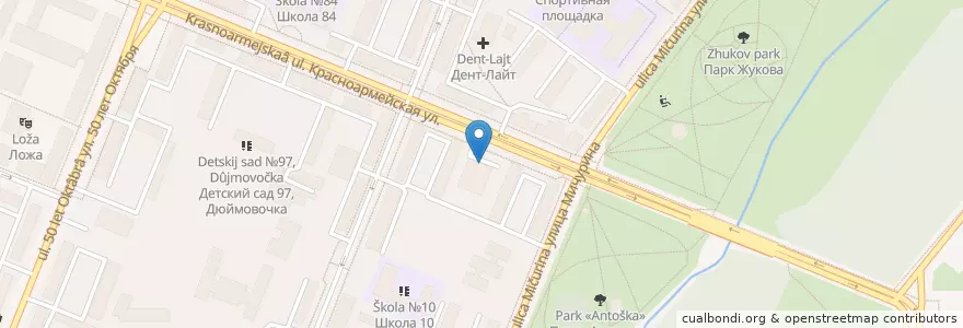 Mapa de ubicacion de Дом радио en Russie, District Fédéral Sibérien, Oblast De Kemerovo, Кемеровский Муниципальный Округ, Кемеровский Городской Округ.