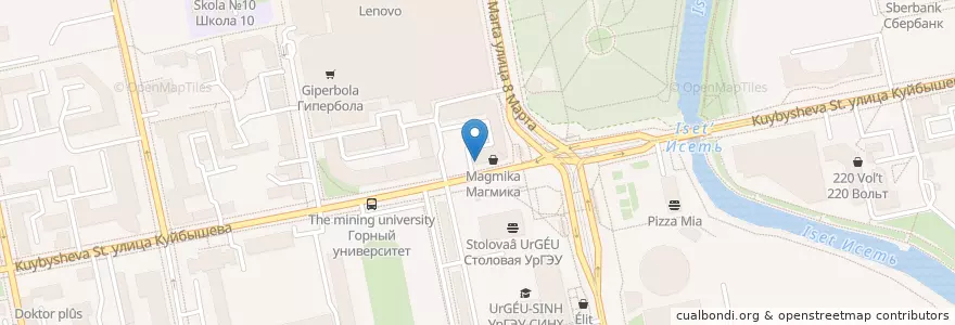 Mapa de ubicacion de Живика en Rússia, Уральский Федеральный Округ, Свердловская Область, Городской Округ Екатеринбург.