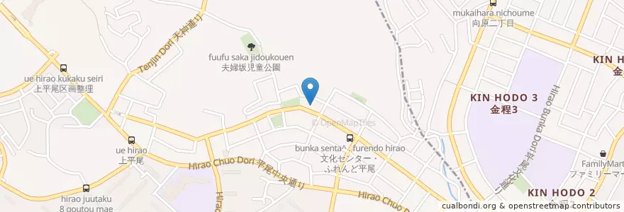 Mapa de ubicacion de 稲城市立第三文化センター en Japan, 東京都, 稲城市.