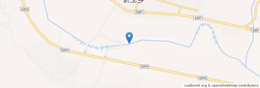Mapa de ubicacion de 碧玉镇 en Çin, Kansu, 定西市, 通渭县, 碧玉镇.