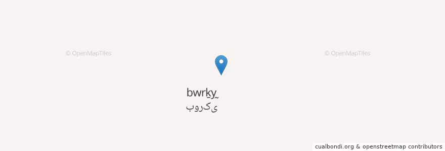 Mapa de ubicacion de بورکی en Iran, Fars, شهرستان مرودشت, بخش درودزن, دهستان رامجرد دو, بورکی.