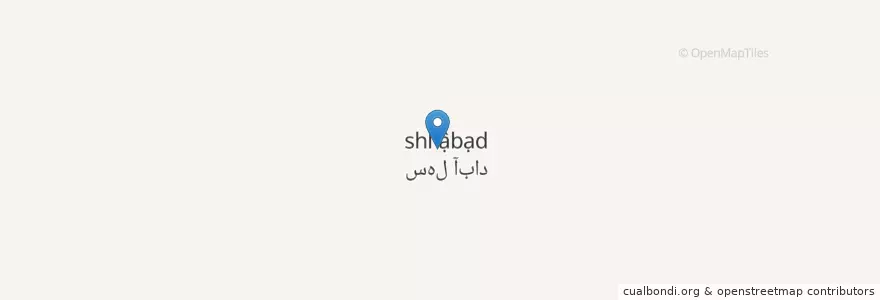 Mapa de ubicacion de سهل‌آباد en 이란, استان فارس, شهرستان مرودشت, بخش درودزن, دهستان رامجرد دو, سهل‌آباد.