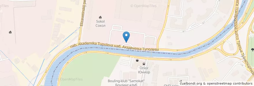 Mapa de ubicacion de Газпромнефть en Rusia, Distrito Federal Central, Москва, Юго-Восточный Административный Округ, Басманный Район, Район Лефортово.