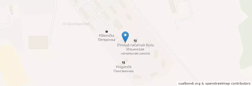 Mapa de ubicacion de Ильинская средняя школа en Rusia, Distrito Federal Central, Óblast De Moscú, Городской Округ Домодедово.