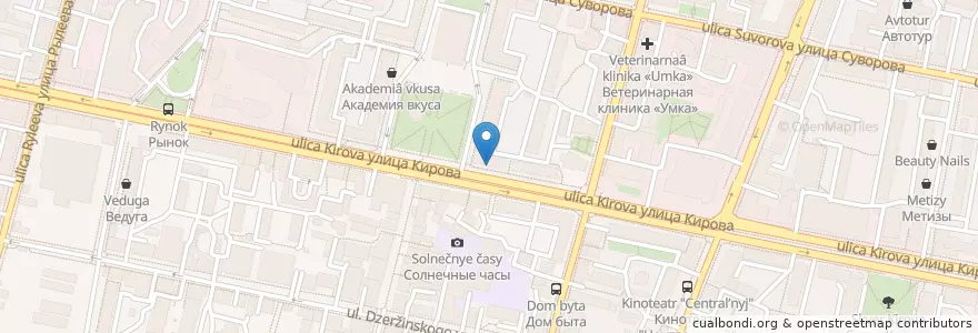 Mapa de ubicacion de Айболит en 俄罗斯/俄羅斯, Центральный Федеральный Округ, 卡卢加州, Городской Округ Калуга.