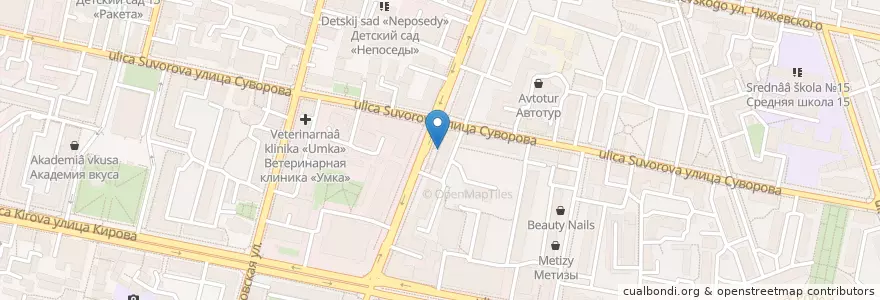 Mapa de ubicacion de Аптека №1 en ロシア, 中央連邦管区, カルーガ州, Городской Округ Калуга.
