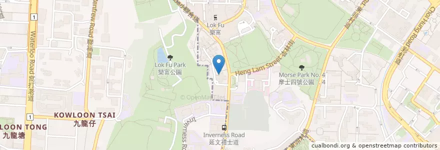 Mapa de ubicacion de Новые Территории en Китай, Гуандун, Гонконг, Цзюлун, Новые Территории, 九龍城區 Kowloon City District.