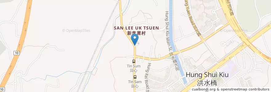 Mapa de ubicacion de 田心村公廁 Tin Sam Tsuen Public Toilet en 중국, 홍콩, 광둥성, 신제, 元朗區 Yuen Long District.