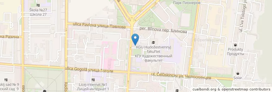Mapa de ubicacion de Старый дом en Rússia, Distrito Federal Central, Oblast De Kursk, Курский Район, Городской Округ Курск.