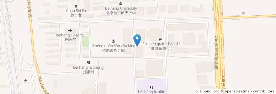 Mapa de ubicacion de 雕刻时光 en 중국, 베이징시, 허베이성, 海淀区.