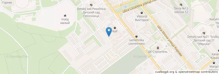 Mapa de ubicacion de Рынок "Арбат" en Russia, Distretto Federale Centrale, Белгородская Область, Губкинский Городской Округ.