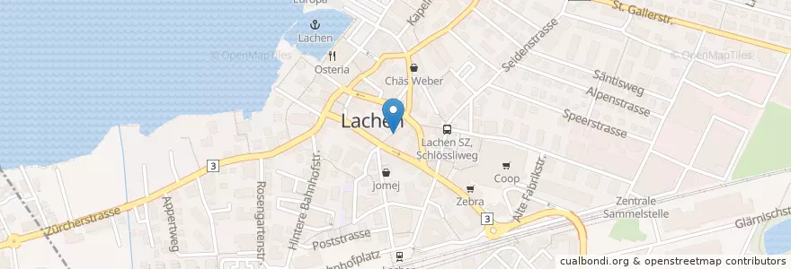 Mapa de ubicacion de Oh! Sushi en Suiza, Schwyz, March, Lachen.