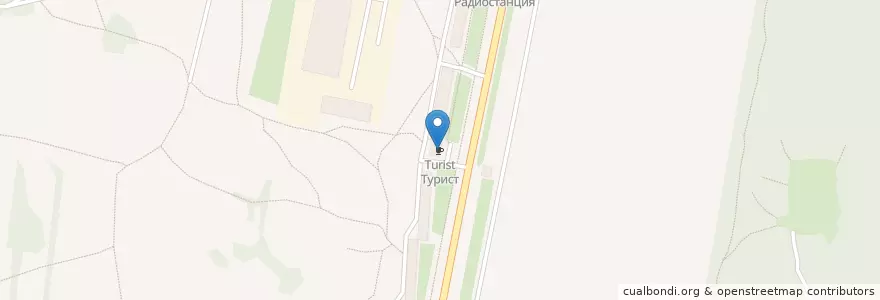 Mapa de ubicacion de Турист en ロシア, ウラル連邦管区, スヴェルドロフスク州, エカテリンブルク管区.