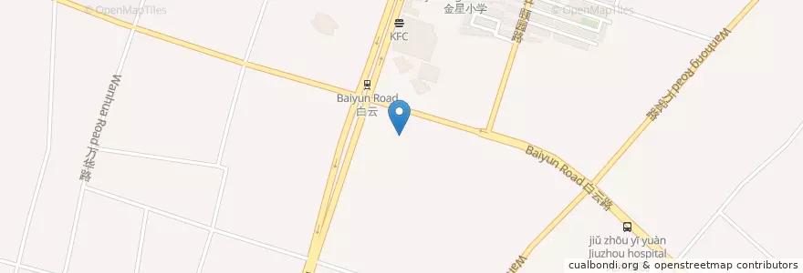 Mapa de ubicacion de 联盟街道 en Cina, Yunnan, 昆明市, 盘龙区, 联盟街道.