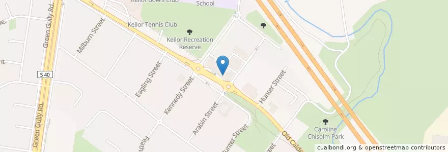 Mapa de ubicacion de Caffe Dolce en Австралия, Виктория, City Of Brimbank.