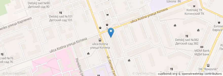 Mapa de ubicacion de Рифарм en Rusia, Уральский Федеральный Округ, Óblast De Cheliábinsk, Челябинский Городской Округ.