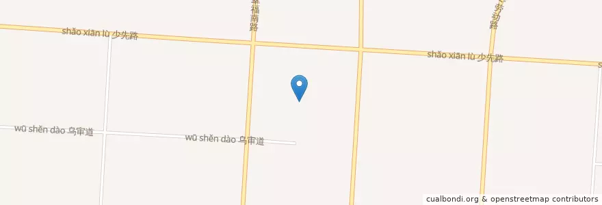 Mapa de ubicacion de 万青路街道办 en 중국, 내몽골 자치구, Баяннуур 包头市, 青山区, 万青路街道办.