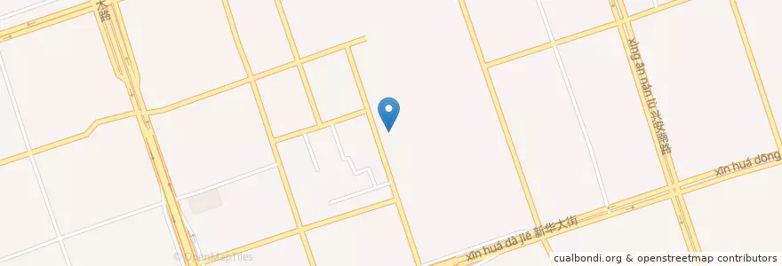 Mapa de ubicacion de 东街街道办 en Chine, Mongolie-Intérieure, Хөх 呼和浩特市, 新城区, 东街街道办.