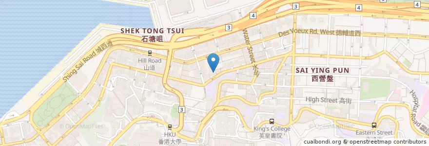 Mapa de ubicacion de Wah Ming Centre en Çin, Guangdong, Hong Kong, Hong Kong Adası, Yeni Bölgeler, 中西區 Central And Western District.