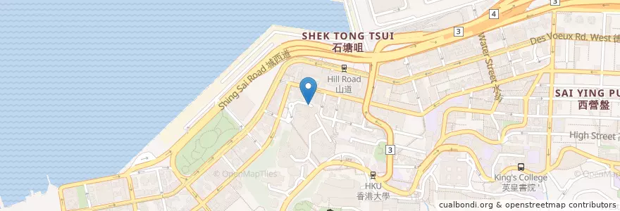 Mapa de ubicacion de 寶翠園 The Belcher's en China, Guangdong, Hongkong, Hongkong, New Territories, 中西區 Central And Western District.