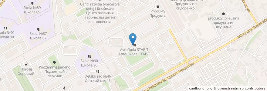 Mapa de ubicacion de Аптека 24 часа en Rusia, Южный Федеральный Округ, Krai De Krasnodar, Городской Округ Краснодар.