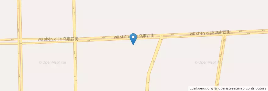 Mapa de ubicacion de 林荫街道办 en 中国, 内蒙古自治区, 东胜区, 林荫街道办.