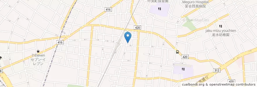 Mapa de ubicacion de セイジョー en Japan, 東京都, 目黒区.