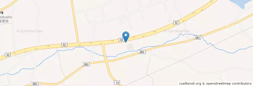 Mapa de ubicacion de 四国石油 カーケアステーションセルフ綾南町 en Jepun, 香川県, 綾歌郡, 綾川町.