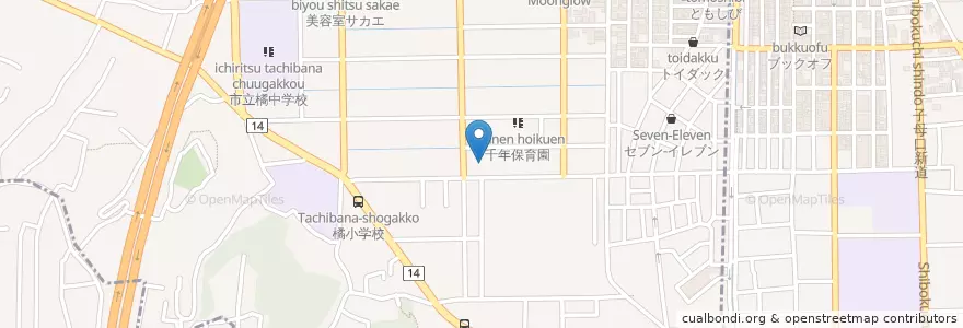 Mapa de ubicacion de クリエイト en Jepun, 神奈川県, 川崎市, 高津区.