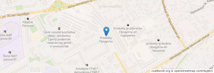 Mapa de ubicacion de Автомойка en Russie, District Fédéral Du Sud, Kraï De Krasnodar, Городской Округ Краснодар.