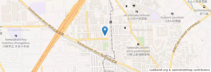 Mapa de ubicacion de 立正佼成会 川崎教会 en Japan, Präfektur Kanagawa, 川崎市, 高津区.