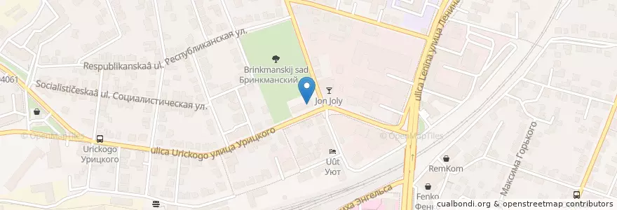 Mapa de ubicacion de Собинбанк en ロシア, 中央連邦管区, Воронежская Область, Городской Округ Воронеж.
