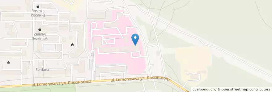Mapa de ubicacion de Областная детская поликлиника en Rússia, Distrito Federal Central, Oblast De Voronej, Городской Округ Воронеж.