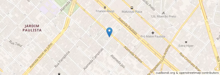 Mapa de ubicacion de La Cabaleriza en 巴西, 东南部, 圣保罗, Região Geográfica Intermediária De São Paulo, Região Metropolitana De São Paulo, Região Imediata De São Paulo, 聖保羅.