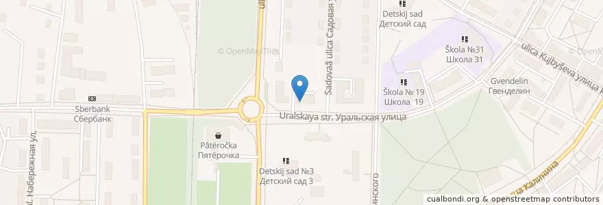 Mapa de ubicacion de 24RU en ロシア, ウラル連邦管区, スヴェルドロフスク州, Западный Управленческий Округ, スレドネウラリスク管区.