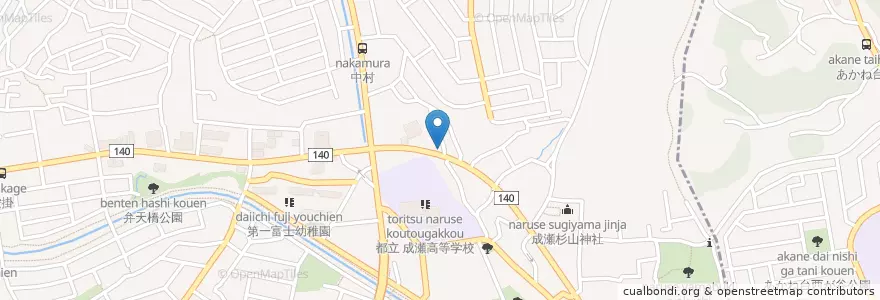 Mapa de ubicacion de 町田警察署成瀬駐在所 en Japón, Tokio, Machida.