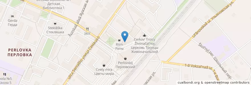 Mapa de ubicacion de Будь здоров! en Russia, Central Federal District, Moscow Oblast, Mytishchi Urban Okrug.