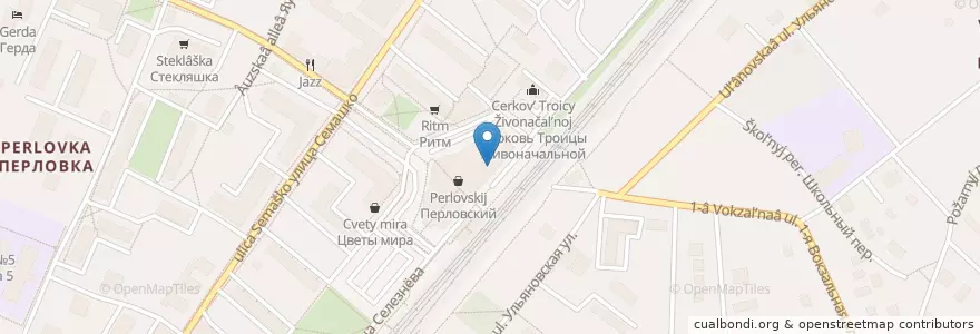 Mapa de ubicacion de Алмаз Синема Перловка en Russie, District Fédéral Central, Oblast De Moscou, Городской Округ Мытищи.