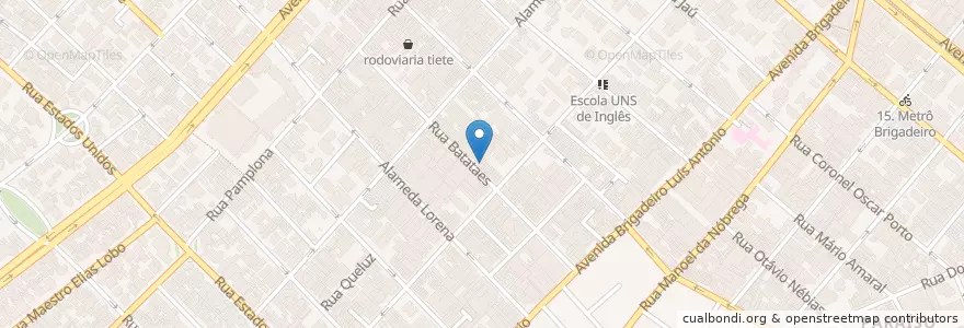 Mapa de ubicacion de DeRose Method Casa Paulista en Бразилия, Юго-Восточный Регион, Сан-Паулу, Região Geográfica Intermediária De São Paulo, Região Metropolitana De São Paulo, Região Imediata De São Paulo, Сан-Паулу.