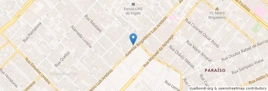 Mapa de ubicacion de Restaurante China in Box en 巴西, 东南部, 圣保罗, Região Geográfica Intermediária De São Paulo, Região Metropolitana De São Paulo, Região Imediata De São Paulo, 聖保羅.